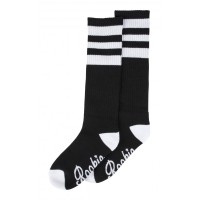 Rookie čarape za rolšue 16'' Mid Calf Sock	Black/White
