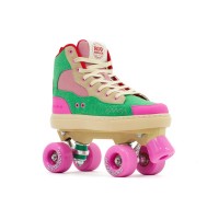 Rio Roller Beats Quad Skates - Pink/Green