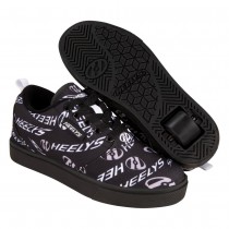 Heelys Black/White/Grey Swirl Logo