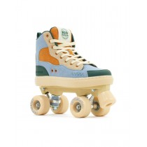 Rio Roller Beats Quad Skates - Blue/Tan